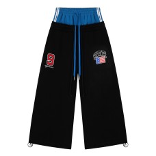 Retro Paratrooper Fake Two Piece Sports Wide Leg Casual Pants