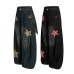 Retro curved knife denim five pointed star embroidered loose wide leg pants