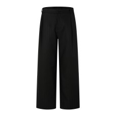 Retro Simple Slim Straight Casual Trousers