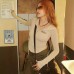 Slim Fit Hooded Zip-Up Women's top