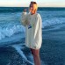 Round Neck Long Sleeve Loose Women's top