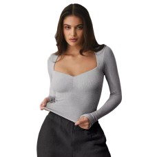 Solid Color Casual Tank with Square Neckline for Women