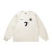 Retro sports long sleeved sweater pullover sweatshirt