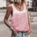 U-neck Sequin Design Backless Sleeveless Top for Women U-neck Sequin Design Backless Sleeveless Top for Women