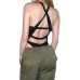 Sexy hot girl backless jumpsuit versatile base top