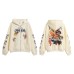 Street Style High-Street Unique Pattern Hoodie Cardigan