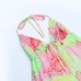 Printed Tie-Neck Hollow Out Strapless Camisole for Women