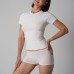 Short Sleeve Suit Breathable High Elasticity Casual Suit for Women