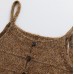 Single Breasted Strap Knit Camisole
