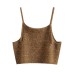 Single Breasted Strap Knit Camisole