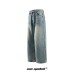 Retro Simple Loose Washed Design Jeans
