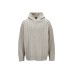 Retro Simple Design Hooded Knit Sweater
