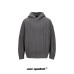 Retro Simple Design Hooded Knit Sweater