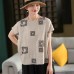 Vintage Hemp Embroidered Short Sleeve Women's Literary Round Neck Loose Summer Linen Top