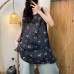 Hemp Mid-Length Strapless Women's Vacation Style Printed Outerwear Slimming Inner Layer Camisole