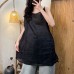 Hemp Mid-Length Strapless Women's Vacation Style Printed Outerwear Slimming Inner Layer Camisole