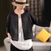 Linen Shirt Women Short Length Cardigan Jacket Summer Thin Sunscreen Blouse Printed Top Outerwear