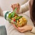 Leak-proof plastic containers for breakfast fruit, layered salad, and vegetables that keep food fresh. Leak-proof plastic containers for breakfast fruit, layered salad, and vegetables that keep food fresh.