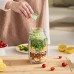 Leak-proof plastic containers for breakfast fruit, layered salad, and vegetables that keep food fresh. Leak-proof plastic containers for breakfast fruit, layered salad, and vegetables that keep food fresh.