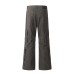 Multi pocket loose straight leg khaki work pants