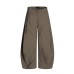Khaki curved knife jeans for men
