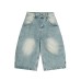 Street Style High-Street Personalized Denim Shorts