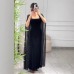 Velvet Backless Sequined Evening Dress