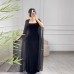 Velvet Backless Sequined Evening Dress