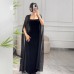 Velvet Backless Sequined Evening Dress