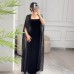 Velvet Backless Sequined Evening Dress