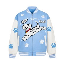 Embroidered spotted dog baseball uniform loose fit Embroidered spotted dog baseball uniform loose fit