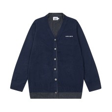 Fake two knitted sweater jackets