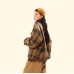 Grid thickened cotton jacket baseball uniform