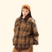 Grid thickened cotton jacket baseball uniform