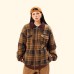 Grid thickened cotton jacket baseball uniform