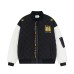 Dopamine embroidered letter contrasting jacket jacket