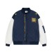 Dopamine embroidered letter contrasting jacket jacket