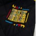 Dopamine embroidered letter contrasting jacket jacket