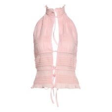 Hollow neck strap solid color versatile top Hollow neck strap solid color versatile top