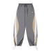 Retro functional style color blocked sports casual pants