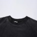 Retro washed T-shirt with short sleeves for men