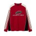 Racing suit retro color blocked sports hoodie