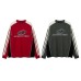 Racing suit retro color blocked sports hoodie