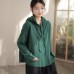 Spring New Arrival Women's Cotton Loose Solid Color Hooded Casual Retro Top Spring New Arrival Women's Cotton Loose Solid Color Hooded Casual Retro Top