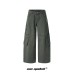 Retro Simple Loose Design Work Trousers