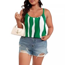 Striped Printed Loose Cool Women's Strapless Top Striped Printed Loose Cool Women's Strapless Top