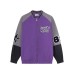 Contrasting striped baseball jersey