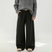 Men's loose straight leg trousers with a hanging feel, long pants