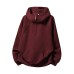 Stereoscopic Sectioning Half-Zip Heavyweight Hooded Sweatshirt Men's 