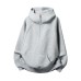 Stereoscopic Sectioning Half-Zip Heavyweight Hooded Sweatshirt Men's 